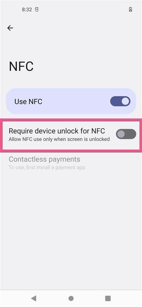 nfc card emulation not available security element|android secure nfc settings.